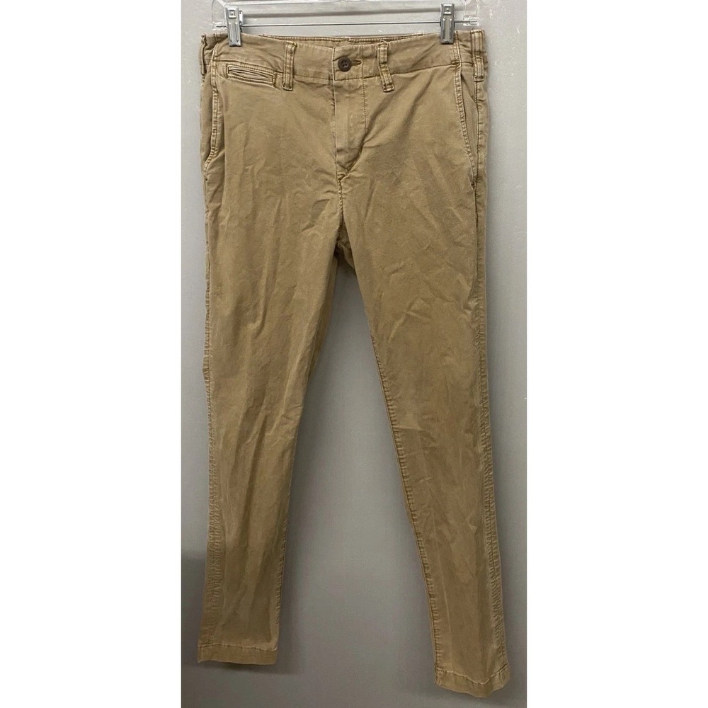 American Eagle Outfitters Chino Pants Men's 30x29 Brown Workwear Flex Skinny Leg